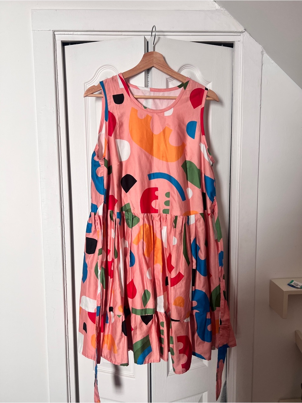 Handmade dress with fun colours